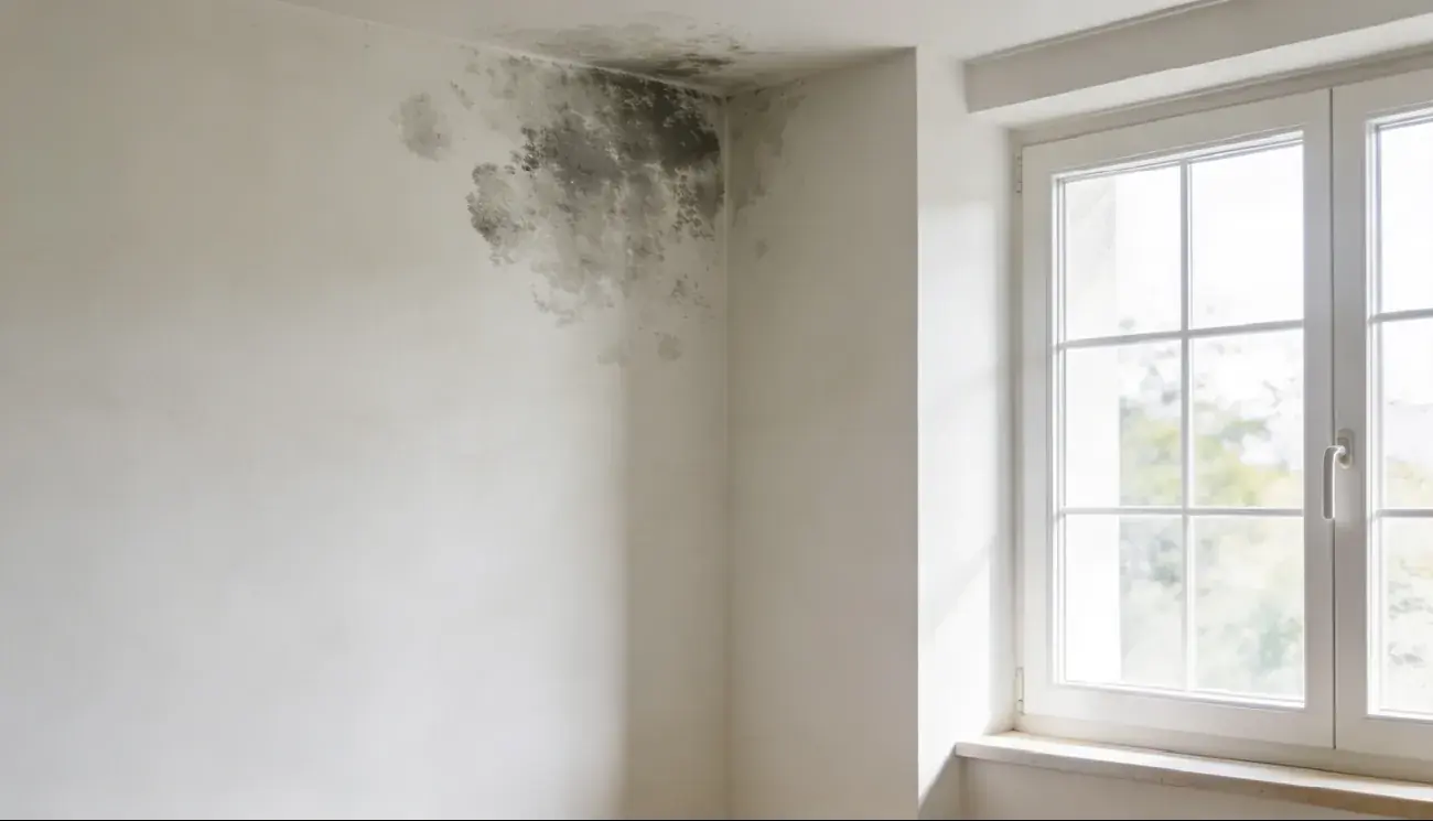 Moho en pared de vivienda en Euskadi